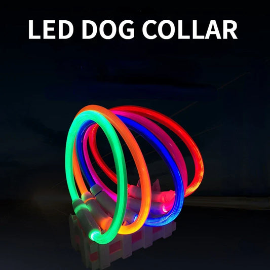 LED Pet Luminous Collar USB Charging Collar - ProPawPet.com