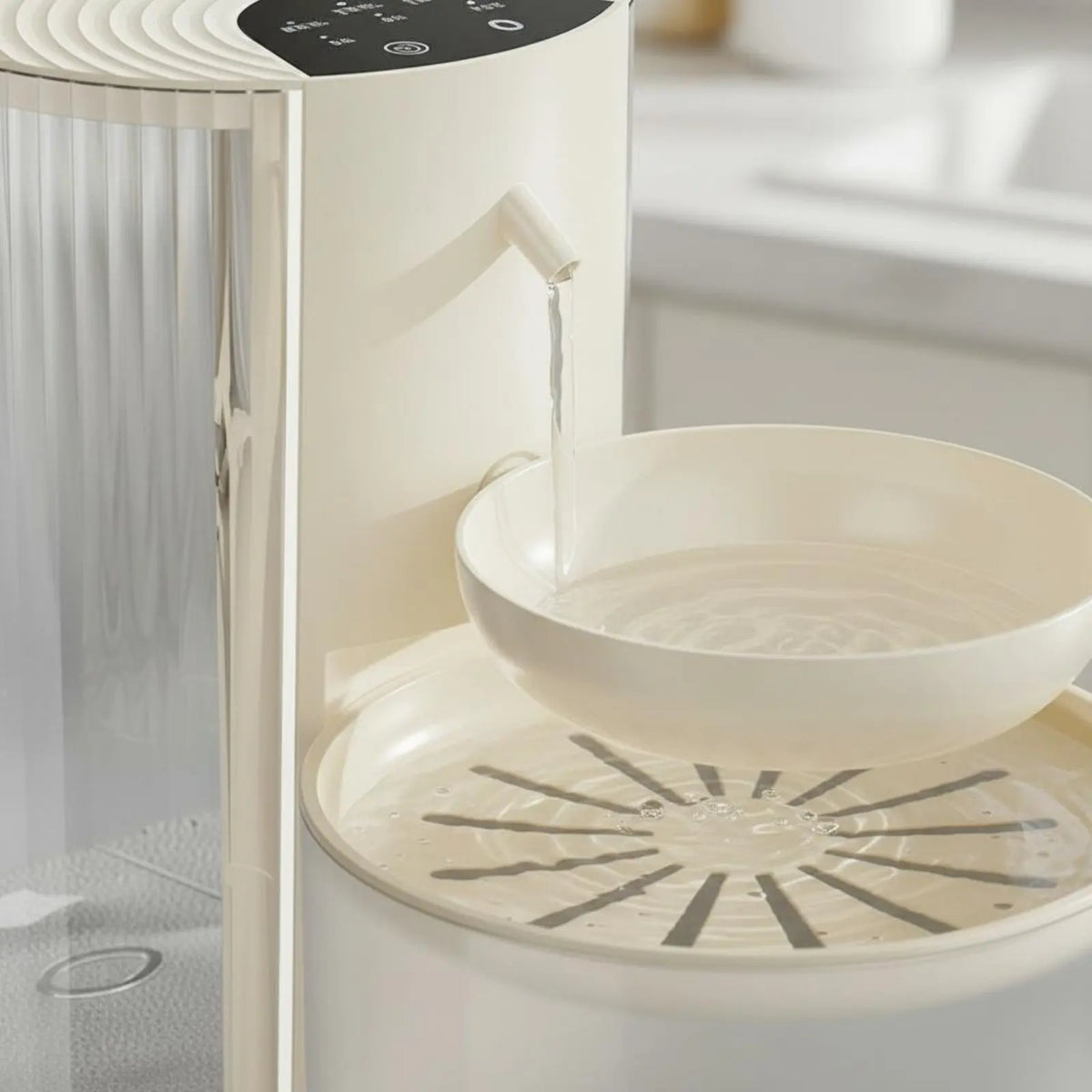 Clean Water Separator Fountain Rechargeable - ProPawPet.com
