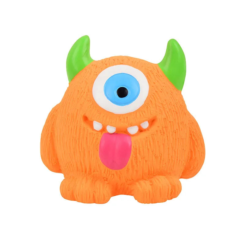 Squeaky Cyclops Monster Dog Toy Interactive Boredom Relief Pet – Dog Supplies