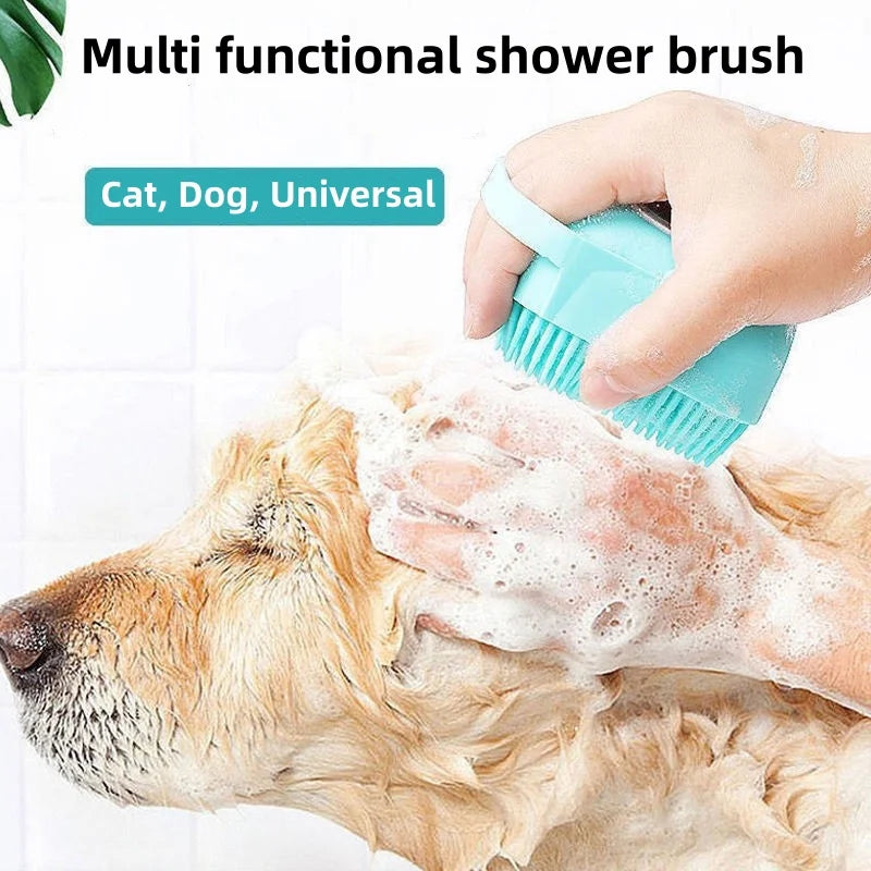 Soft Silicone Dog Bathing Brush Pet Massage - ProPawPet.com