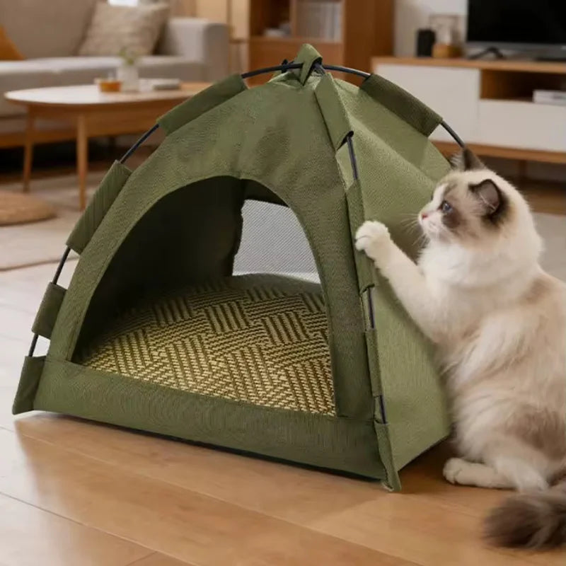 Foldable Semi Enclosed Pet Tent Detachable - ProPawPet.com