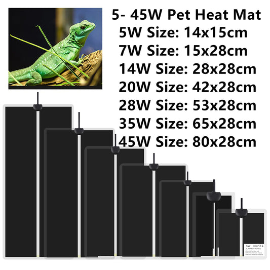 5-45W Reptiles Heat Mat Terrarium Climbing - ProPawPet.com