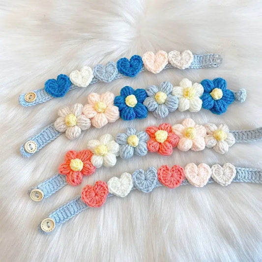 Pet Handmade Woven Collar Love Flower Collar - ProPawPet.com