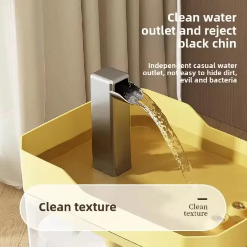 Clear Pet Water Fountain for Cats with - ProPawPet.com