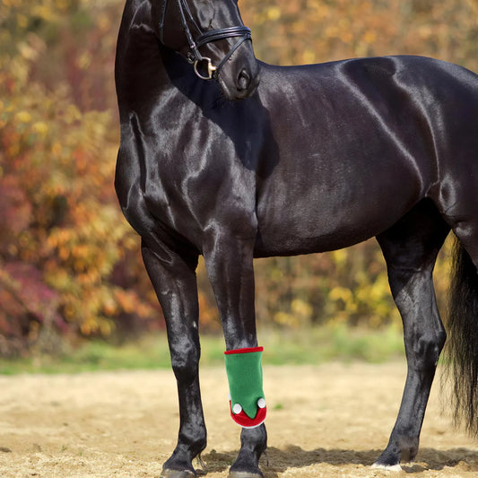 1Set Horse Costume Set Holiday Hat Leg Wraps - ProPawPet.com