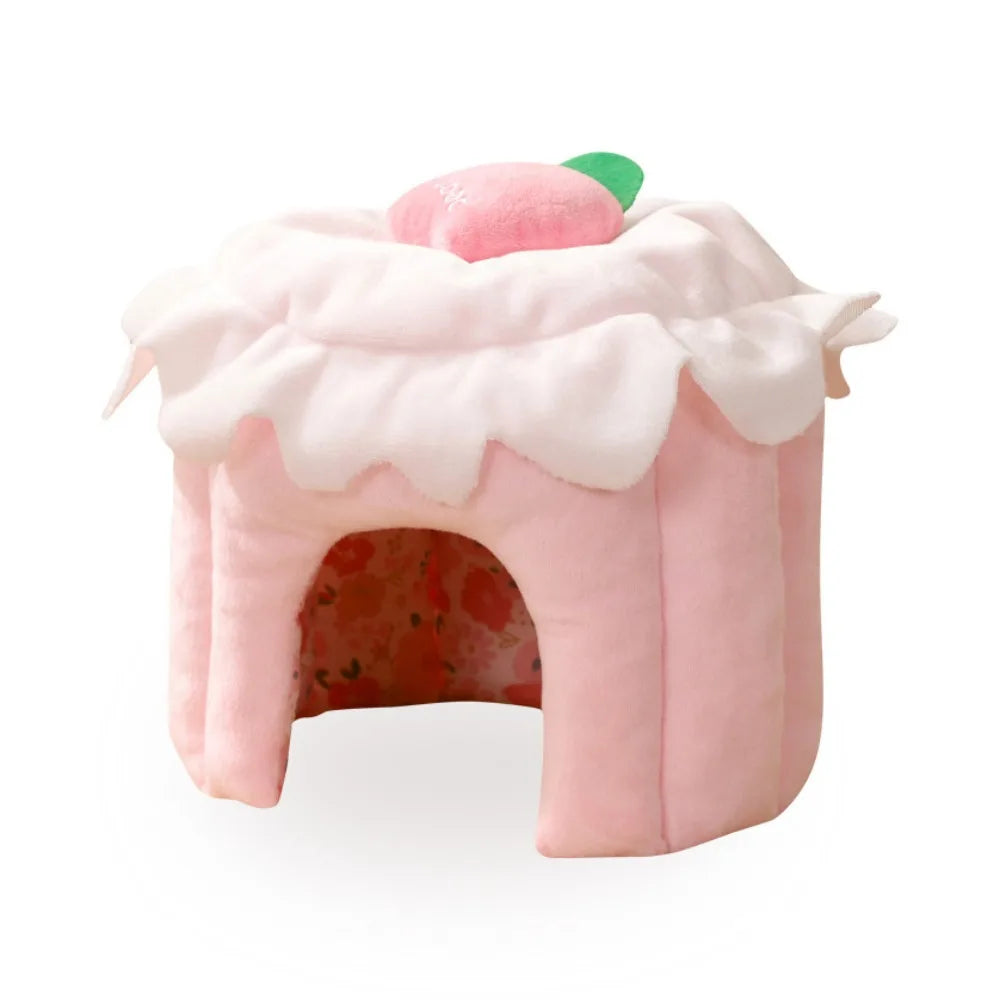 Cake Shape Pet Hideout House Strawberry - ProPawPet.com