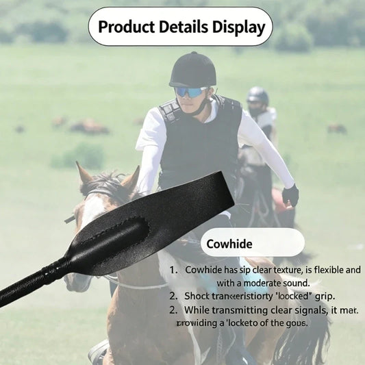 Leather Horse Cue Crop, 65 Training Whip - ProPawPet.com
