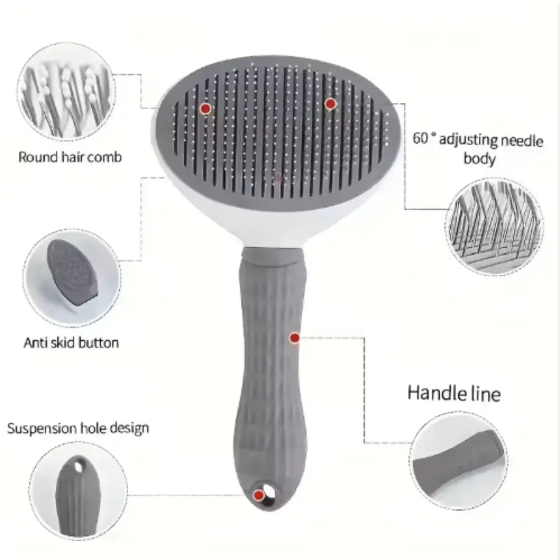 Pet Comb Stainless Steel Needle Comb Pet Dog - ProPawPet.com