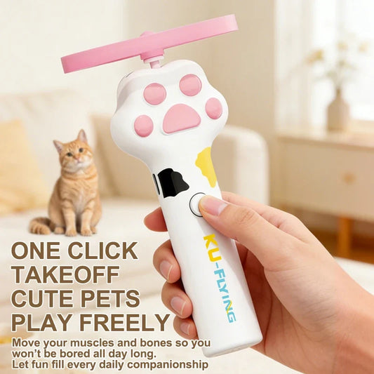 Cute Cat Paw Flying Saucer Stick Electric - ProPawPet.com