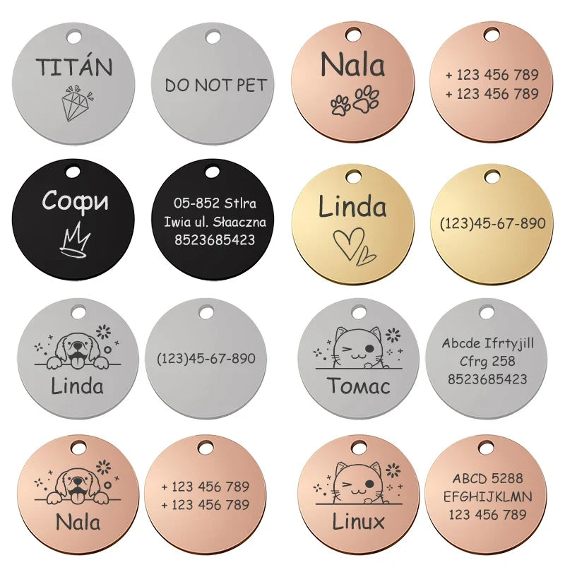 Personalized Pet Cat Dog Name Collar - ProPawPet.com