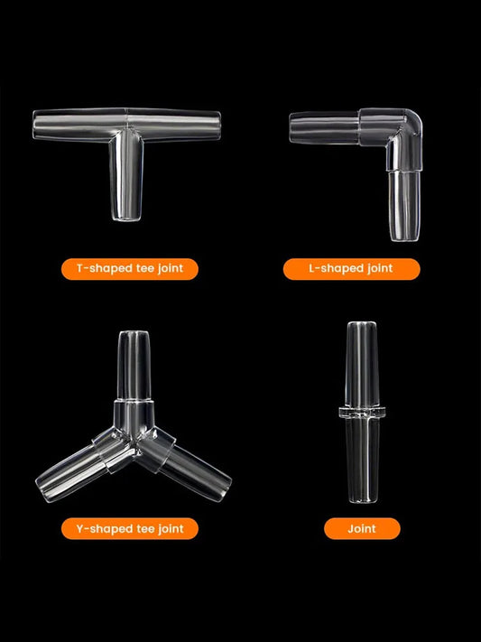 10Pcs Aquarium Airline Tubing Connectors - ProPawPet.com