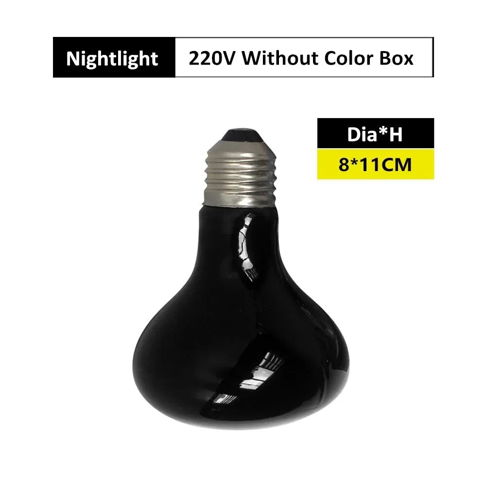 Reptile UVA Infrared Moonlight Heat Lamp – ID Tags, GPS & Safety Lights