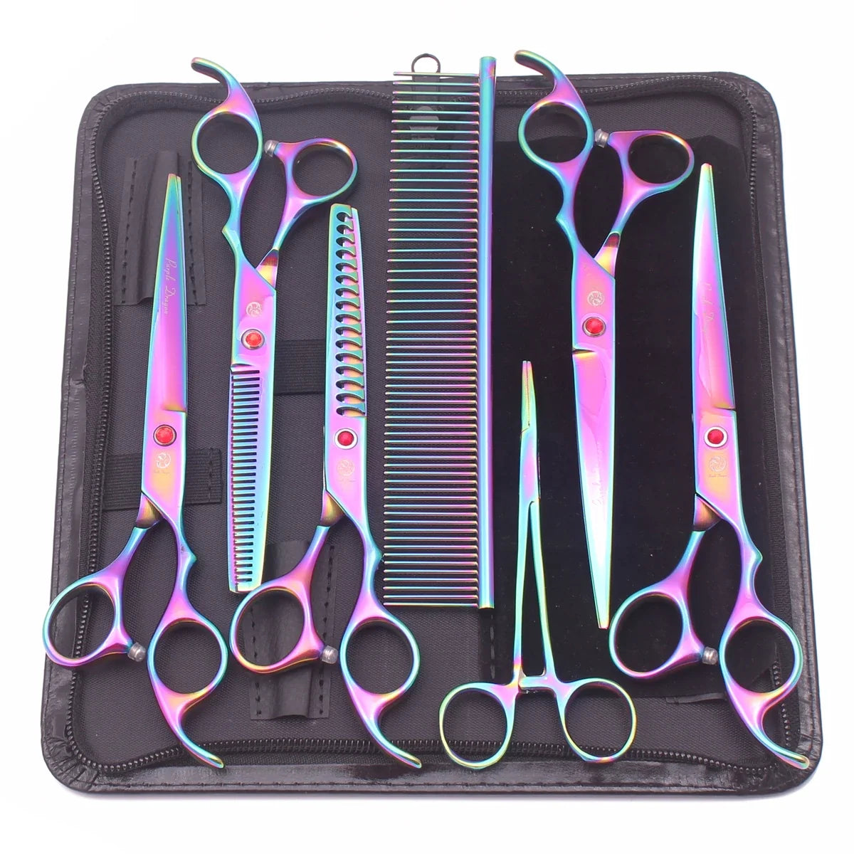 Purple Dragon Dog Grooming Scissors 6.5" 7" - ProPawPet.com