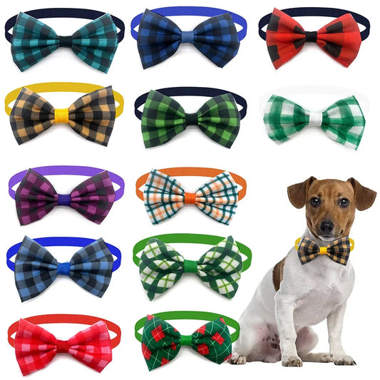 50/100pcs Handmade Bulk Pet Dog Bow Tie - ProPawPet.com