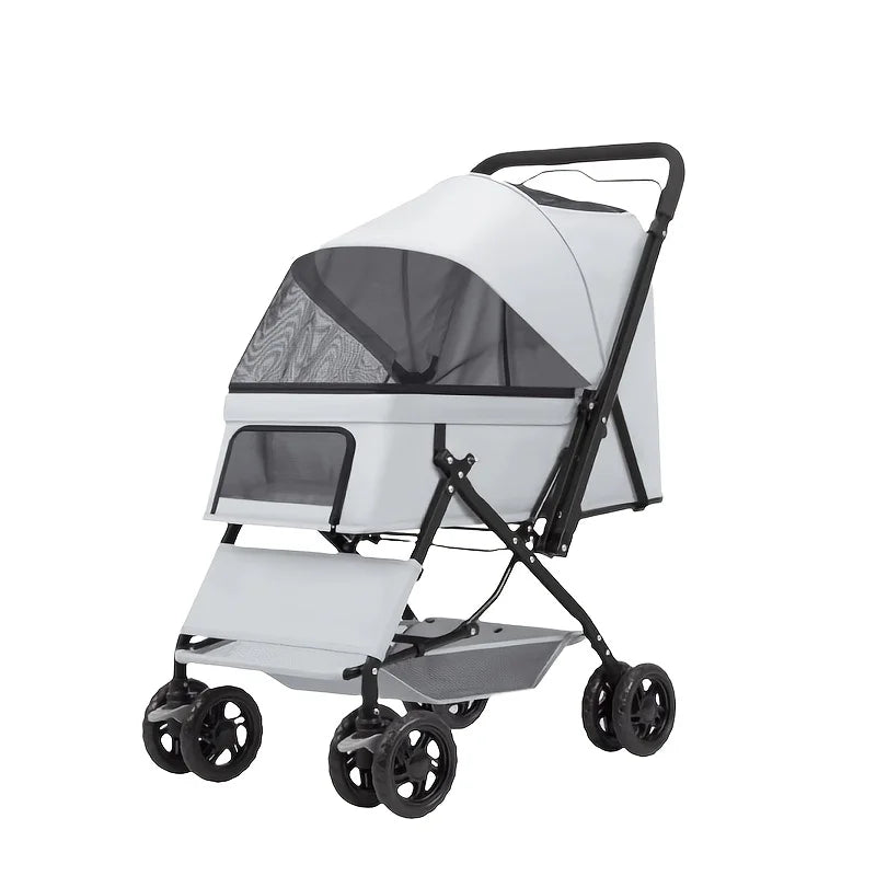 Portable Premium Pet Stroller with Large Space