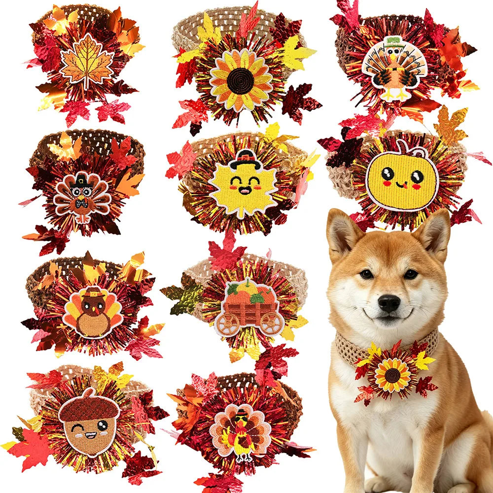5/10PCS Handmade Dog Collars Elastic - ProPawPet.com