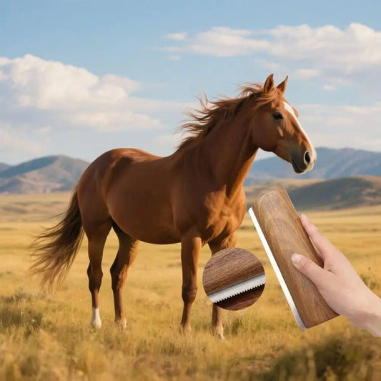 1Pcs New Wooden Handle Horse Grooming Brush - ProPawPet.com