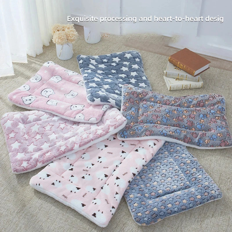 Flannel Pet Sleeping Mat Dog Bed Cat Litter - ProPawPet.com