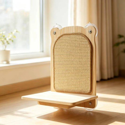 Cat Window Perch with Scratching Post
