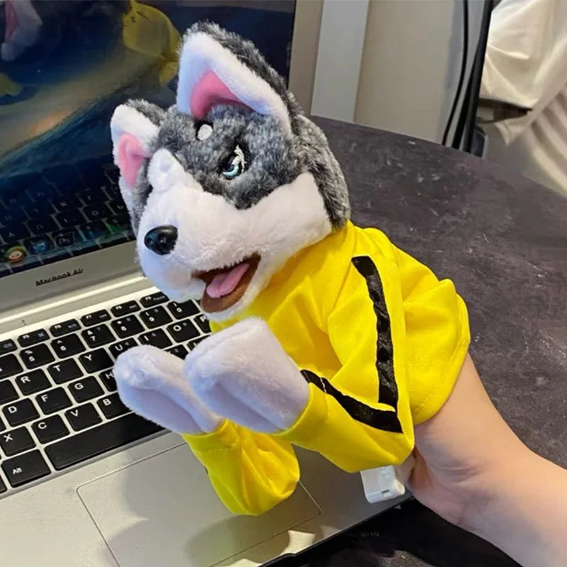 Kid Kung Fu Animal Toy Husky Glove Doll Game - ProPawPet.com