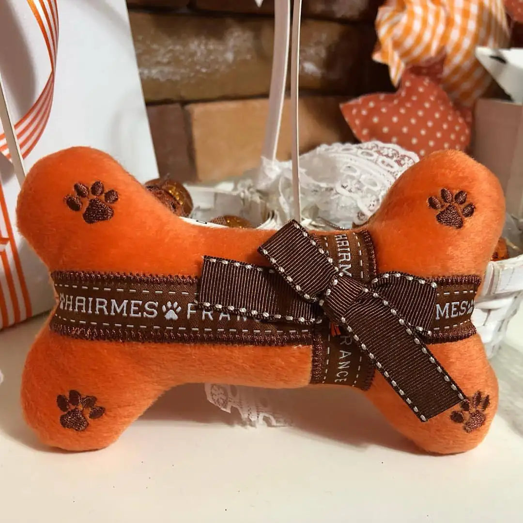 Fancy Pet Gifts Sets Plush Puppy Dog Squeaky Toys – 6 Colors