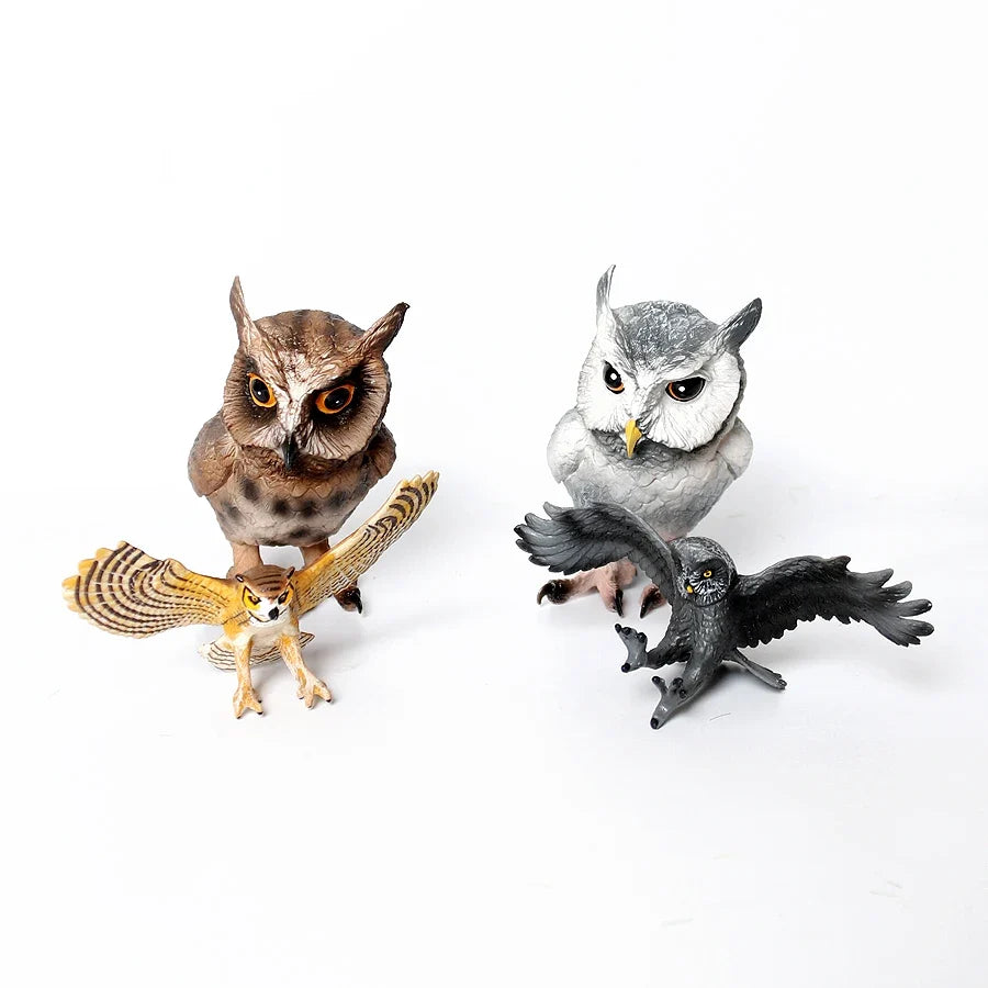 Realistic Plastic Birds of Prey Figurines - ProPawPet.com