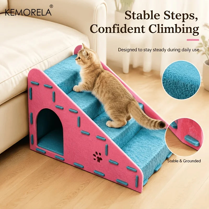 3-in-1 Cat Climbing Ladder With Cat Nest And - ProPawPet.com