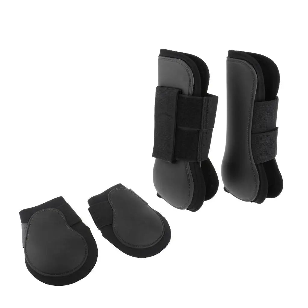 Horse Leg Wraps PU Adjustable Protective - ProPawPet.com