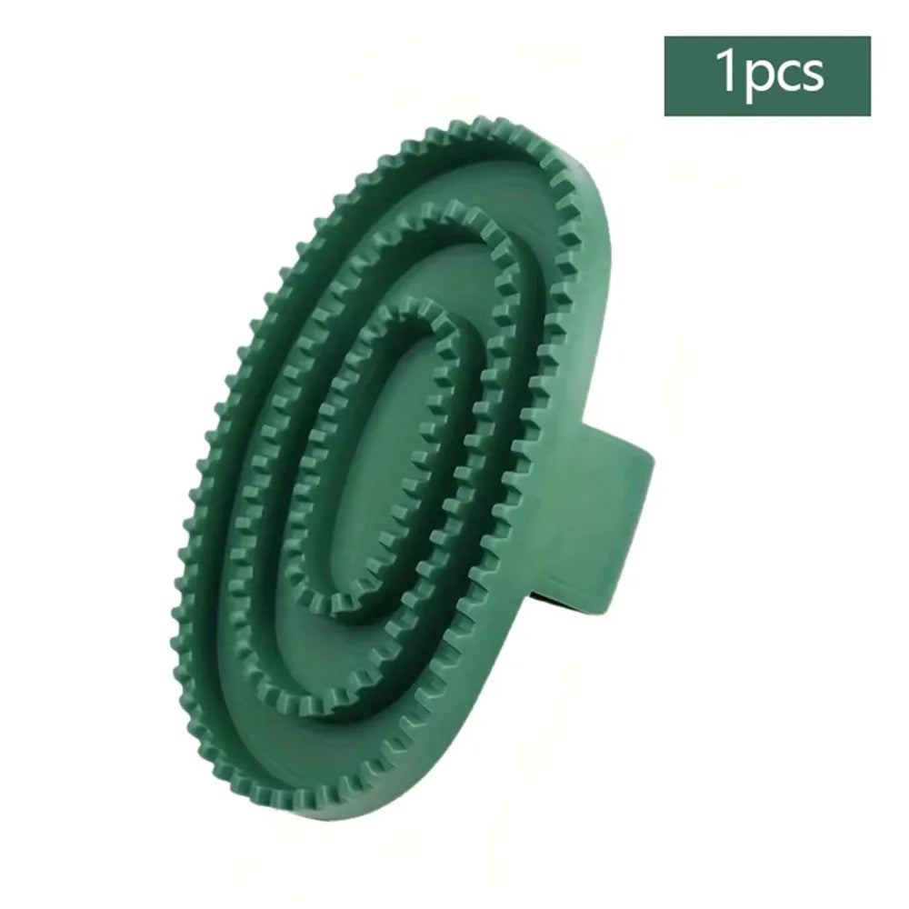 Rubber Shedding Horse Grooming Brush