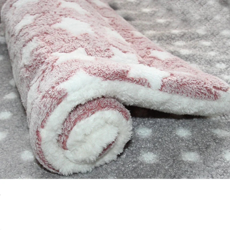 Flannel Pet Mat Dog Bed Cat Bed Thicken - ProPawPet.com