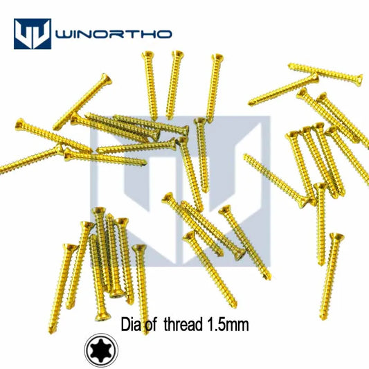 1.5/2.0/2.4/2.7mm titanium cortical screw - ProPawPet.com