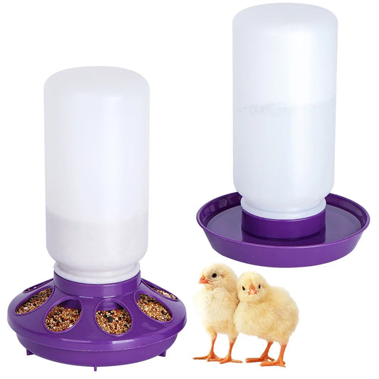 1L Chicken Feeder Bucket Water Fountain - ProPawPet.com