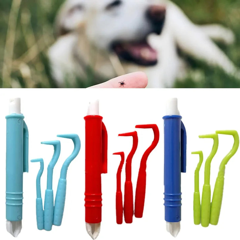 Pet Tick Remover Set 4PCS Tweezers Tongs - ProPawPet.com