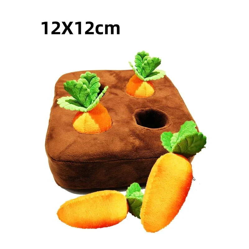 Dog Carrot Plush Toy – Dog Supplies