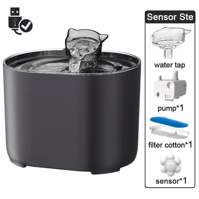 2.2L Intelligent Cat Water Fountain,Pet - ProPawPet.com