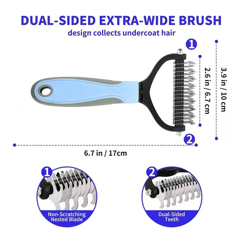 Dog combs Pet Deshedding Brush Dog Cat - ProPawPet.com