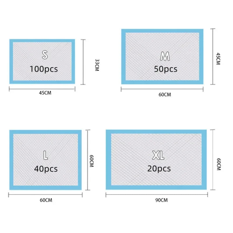 100/50/40/20PCS Pet Diaper Pads Absorbent - ProPawPet.com