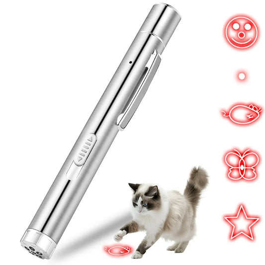 USB-Rechargeable Laser Cat Toy / Teaser Wand - ProPawPet.com