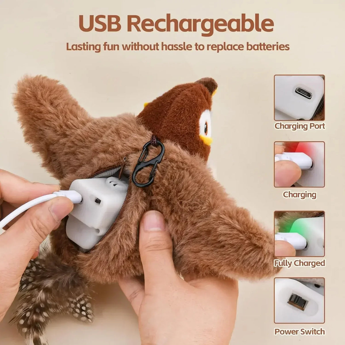Simulated Bird Cat Toy Interactive Toys Dog - ProPawPet.com