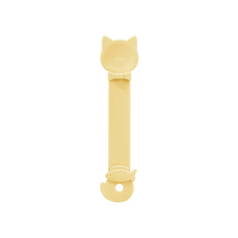 Cat Strip Feeder Spoon Long Handle Food Squeezer Pet Meat – 8 Colors