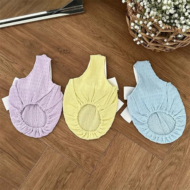 Pet Clotes Purple Vest with Big Dog Bow for - ProPawPet.com
