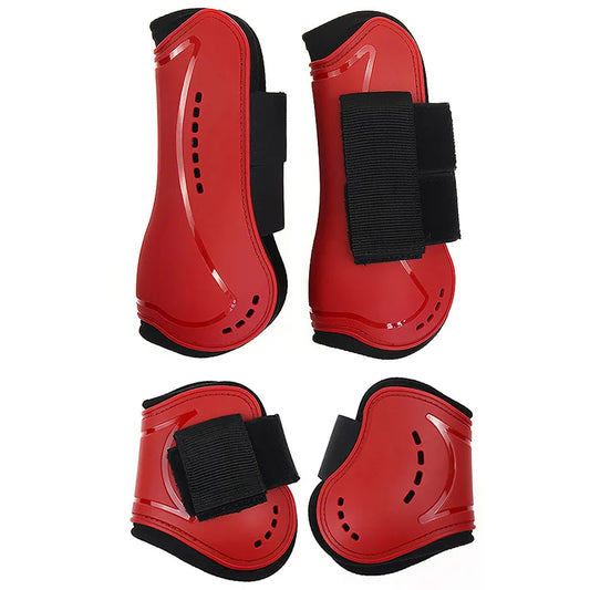 Horse Leg Protective Boots Adjustable PU - ProPawPet.com