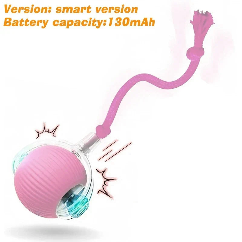 Dog Interactive Ball Toy Automatic Rolling Smart Pet Teaser, Rechargeable