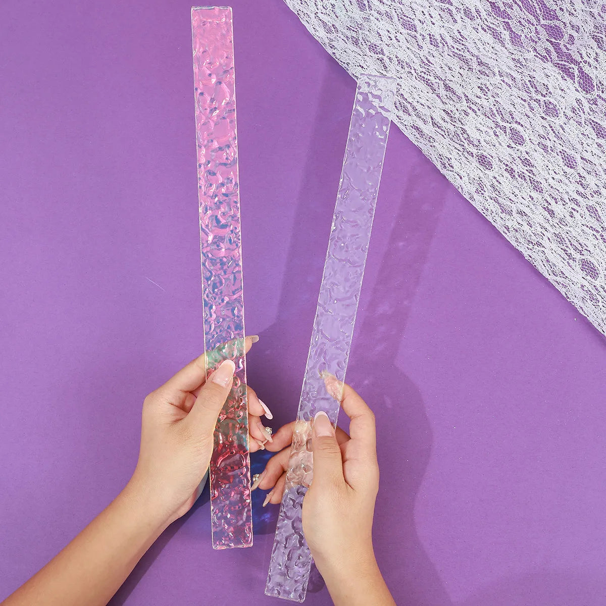 Ice Patterned Acrylic Cat's paw Horse Whip - ProPawPet.com