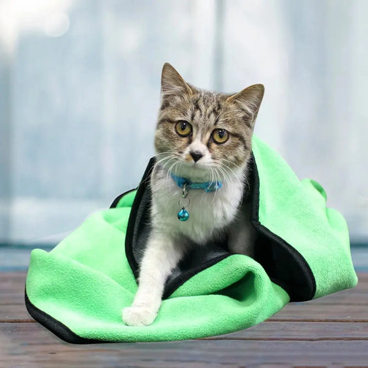 Quick-Drying Pet Towel Soft Lint-Free Fiber - ProPawPet.com