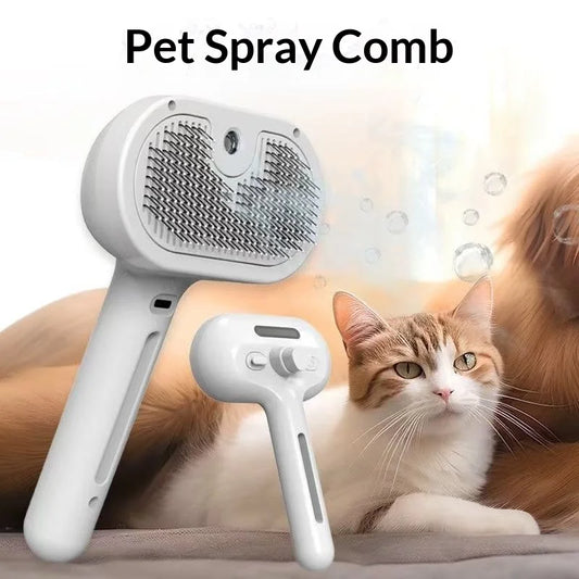 Steam Cat Brush Self-Cleaning Grooming Tool - ProPawPet.com