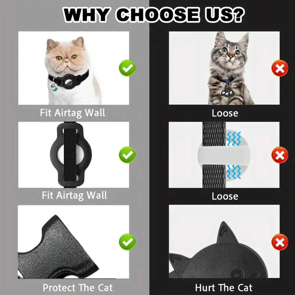 Fashion Airtag Pet Collar Adjustable Elastic - ProPawPet.com