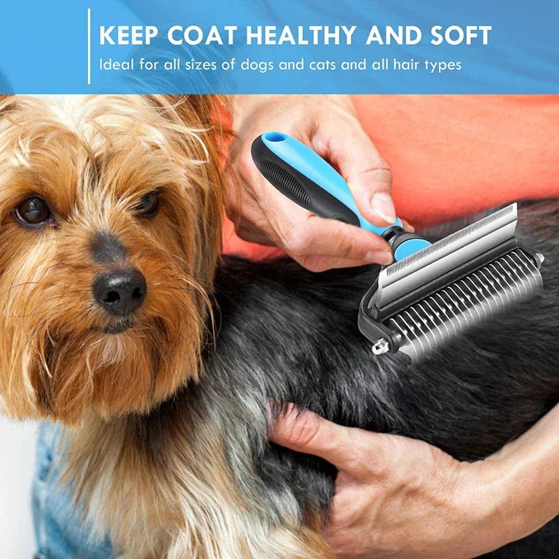 2In1 Professional Dog Combs Rake Safe - ProPawPet.com