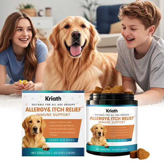 200g Dog Allergy Relief Immune Chews,Itch - ProPawPet.com