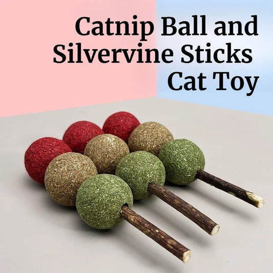 Catnip Ball Stick Cat Grass Toys Cat Catnip - ProPawPet.com